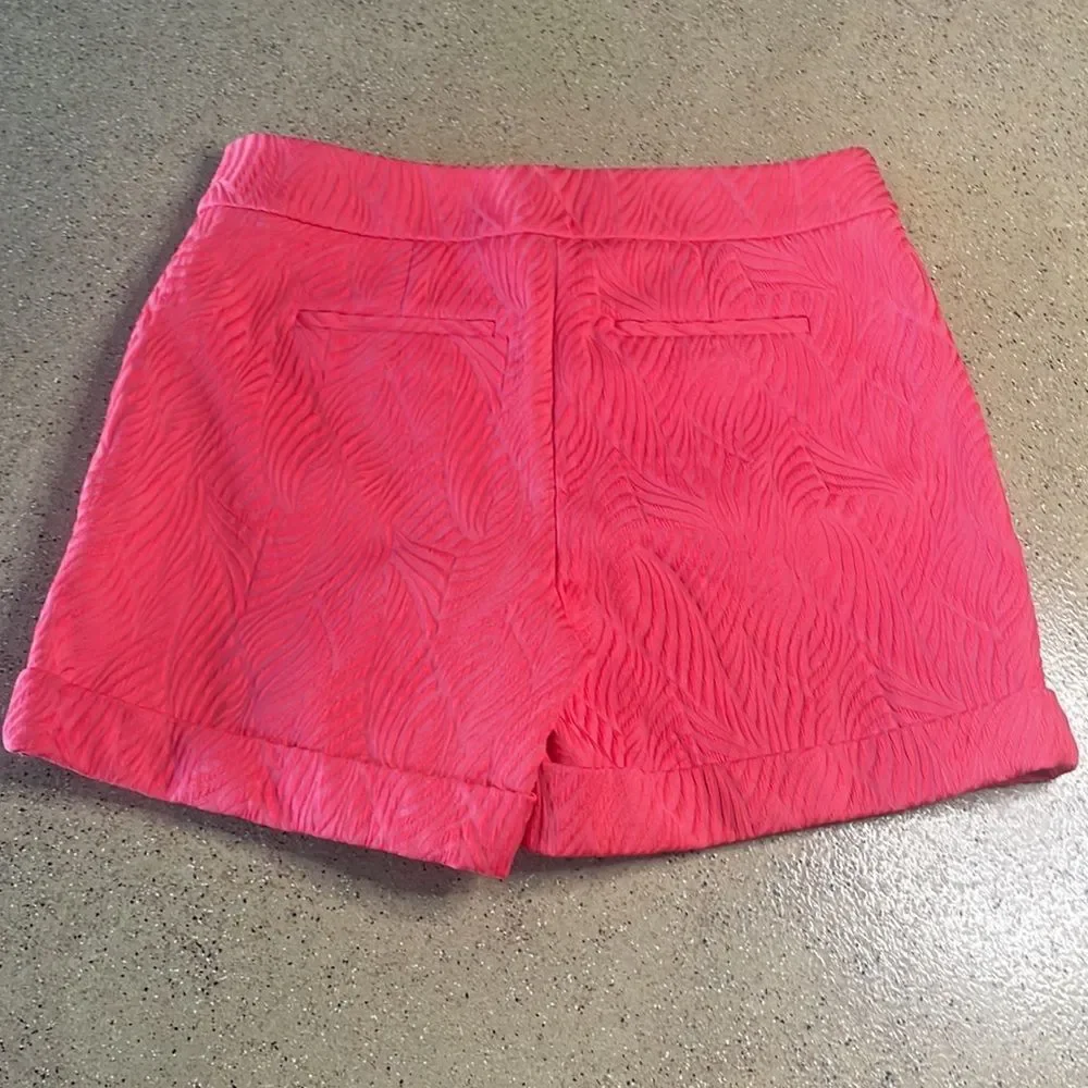 Textured Tapestry Fabric Dress Shorts w Rolled Hems sz 6